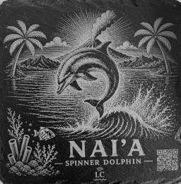 Naiʻa coaster design the camera looks for (grayscale training image)